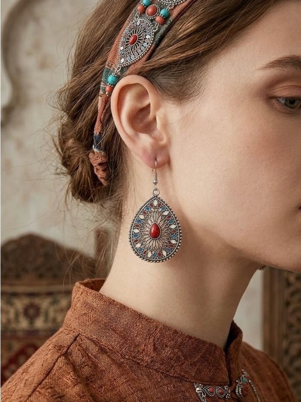 NEW women‘s Vintage Boho Drop earrings